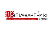 Λογότυπο και σύνδεση με Ιστοσελίδα 'Επιμελητήριο Δράμας'